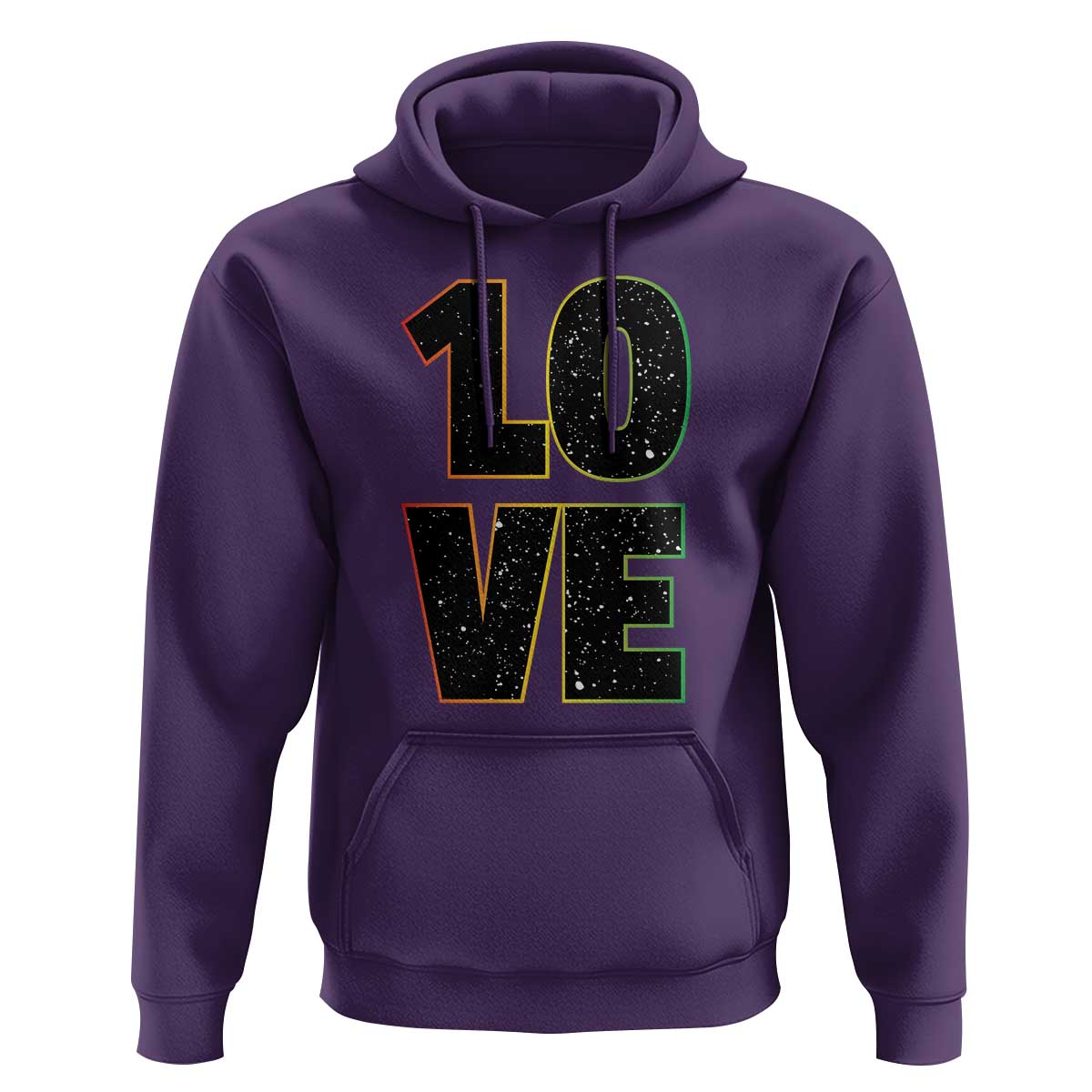 One Love Jamaican Rasta Reggage Music Hoodie - Wonder Print Shop