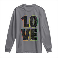 One Love Jamaican Rasta Reggage Music Long Sleeve Shirt - Wonder Print Shop
