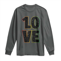 One Love Jamaican Rasta Reggage Music Long Sleeve Shirt - Wonder Print Shop
