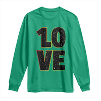 One Love Jamaican Rasta Reggage Music Long Sleeve Shirt - Wonder Print Shop