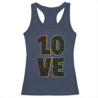 One Love Jamaican Rasta Reggage Music Racerback Tank Top - Wonder Print Shop