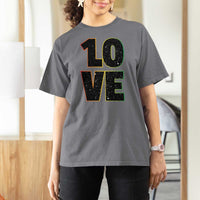 One Love Jamaican Rasta Reggage Music T Shirt For Women - Wonder Print Shop
