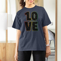 One Love Jamaican Rasta Reggage Music T Shirt For Women - Wonder Print Shop