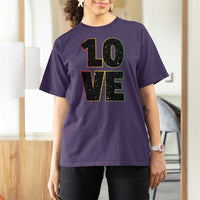 One Love Jamaican Rasta Reggage Music T Shirt For Women - Wonder Print Shop