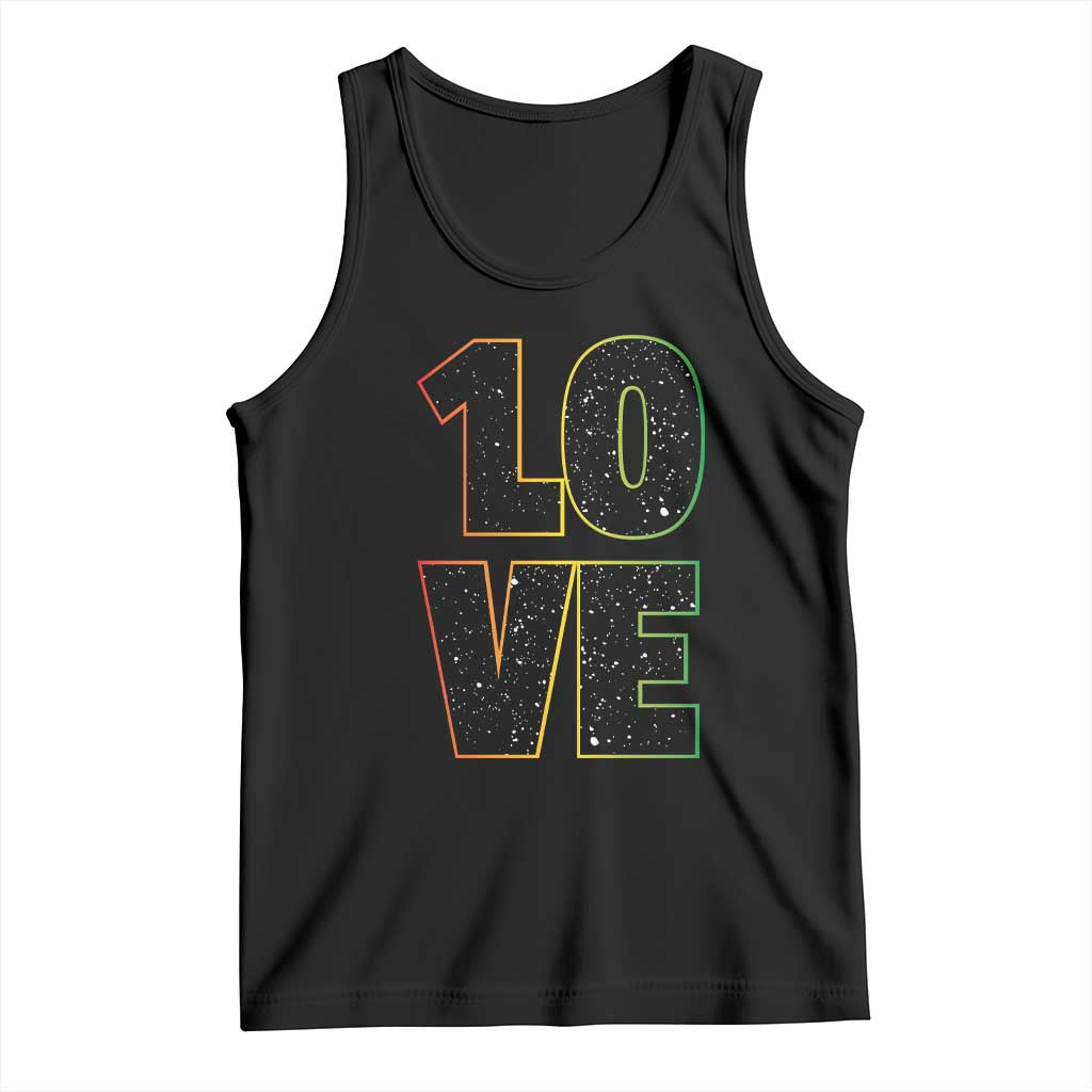 One Love Jamaican Rasta Reggage Music Tank Top - Wonder Print Shop