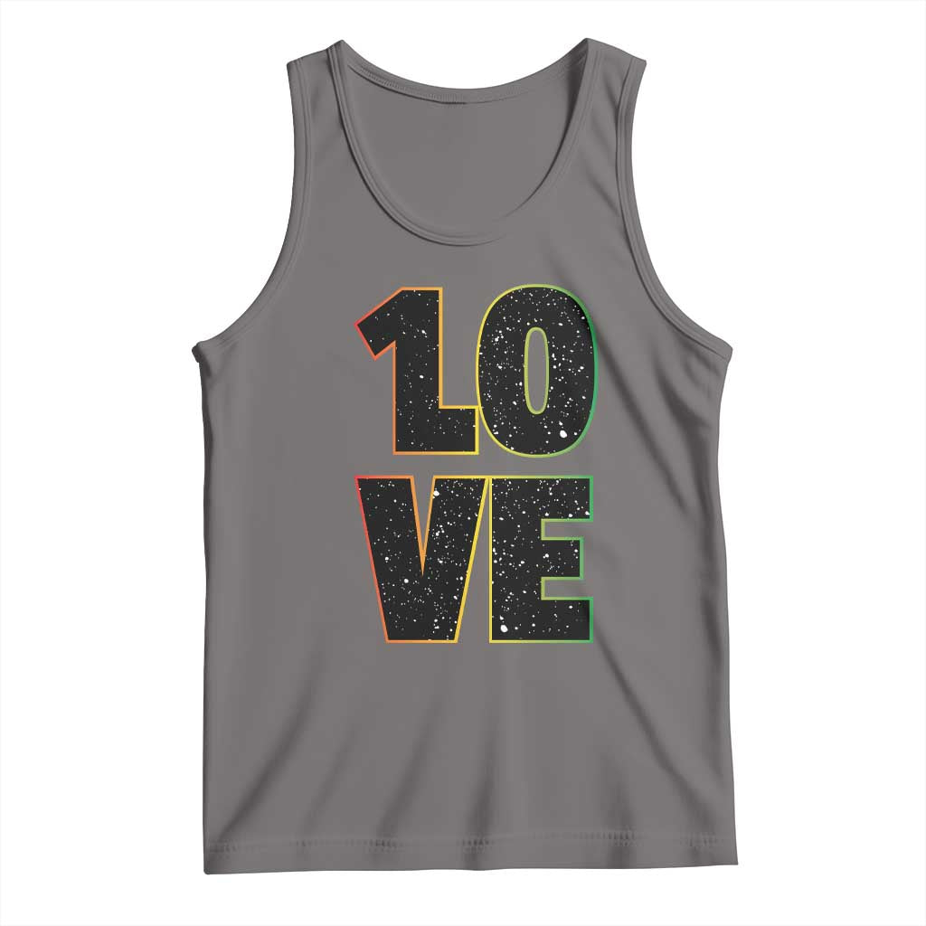 One Love Jamaican Rasta Reggage Music Tank Top - Wonder Print Shop