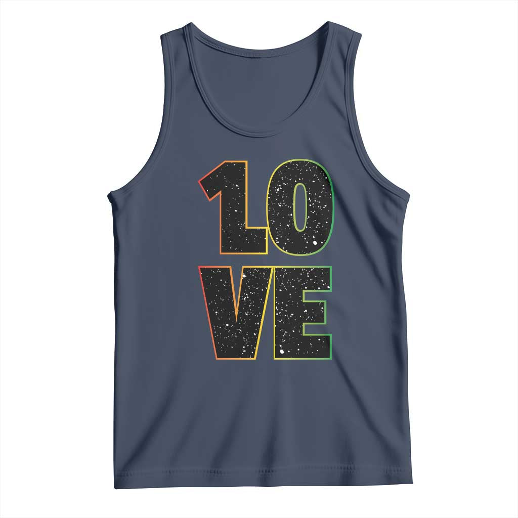 One Love Jamaican Rasta Reggage Music Tank Top - Wonder Print Shop