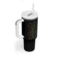 One Love Jamaican Rasta Reggage Music Tumbler With Handle - Wonder Print Shop