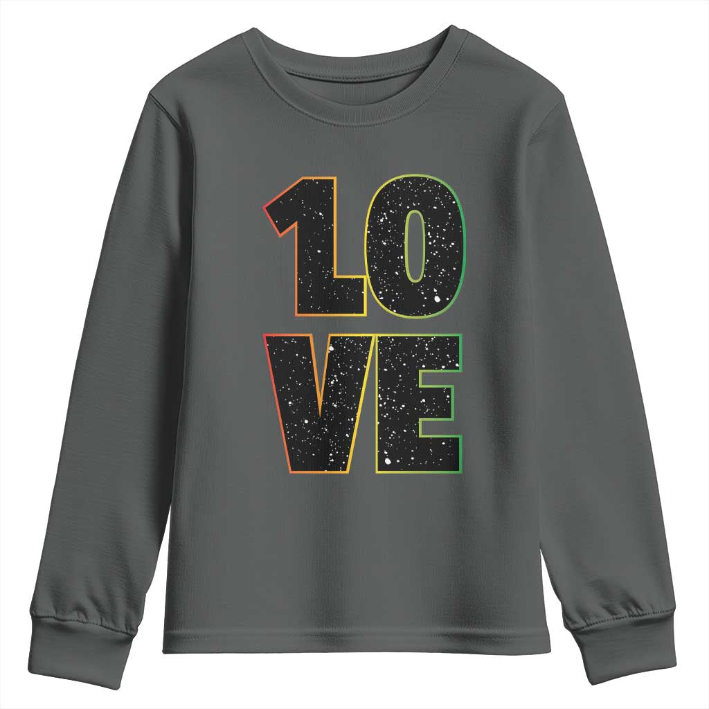 One Love Jamaican Rasta Reggage Music Youth Sweatshirt - Wonder Print Shop