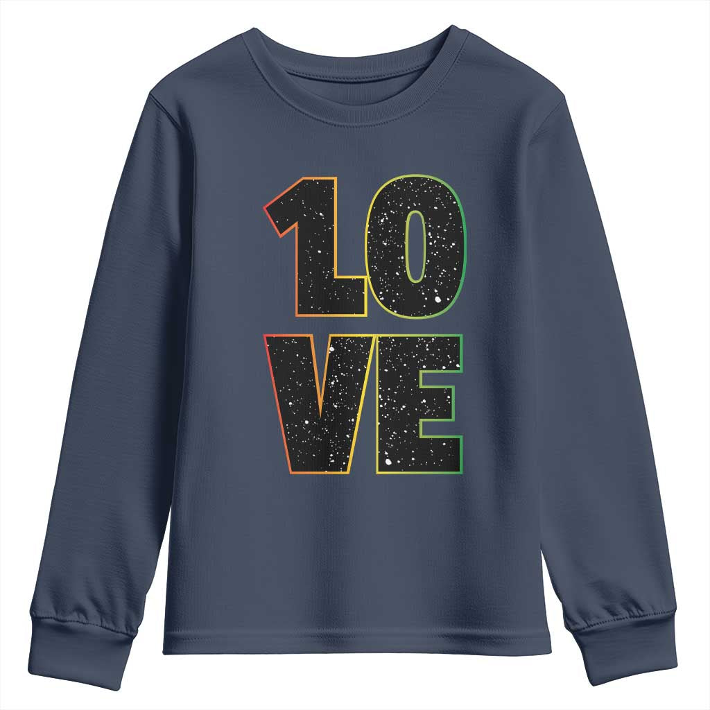One Love Jamaican Rasta Reggage Music Youth Sweatshirt - Wonder Print Shop