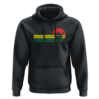 Rasta Reggae Shaka Hand Hoodie Retro Vintage Jamaica Flag Rasta Hawaii Shaka Sign - Wonder Print Shop