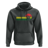 Rasta Reggae Shaka Hand Hoodie Retro Vintage Jamaica Flag Rasta Hawaii Shaka Sign - Wonder Print Shop