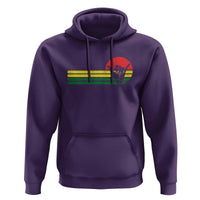Rasta Reggae Shaka Hand Hoodie Retro Vintage Jamaica Flag Rasta Hawaii Shaka Sign - Wonder Print Shop