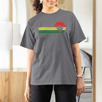Rasta Reggae Shaka Hand T Shirt For Women Retro Vintage Jamaica Flag Rasta Hawaii Shaka Sign - Wonder Print Shop