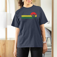 Rasta Reggae Shaka Hand T Shirt For Women Retro Vintage Jamaica Flag Rasta Hawaii Shaka Sign - Wonder Print Shop