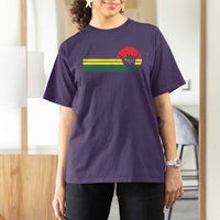 Rasta Reggae Shaka Hand T Shirt For Women Retro Vintage Jamaica Flag Rasta Hawaii Shaka Sign - Wonder Print Shop