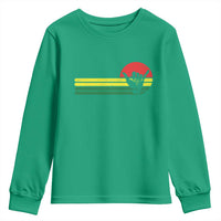Rasta Reggae Shaka Hand Youth Sweatshirt Retro Vintage Jamaica Flag Rasta Hawaii Shaka Sign - Wonder Print Shop