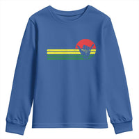 Rasta Reggae Shaka Hand Youth Sweatshirt Retro Vintage Jamaica Flag Rasta Hawaii Shaka Sign - Wonder Print Shop