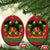 Jamaica Princess Christmas Ornament Proud Jamaican Afro Black Girls Jamaica Flag Pride - Wonder Print Shop