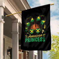 Jamaica Princess Garden Flag Proud Jamaican Afro Black Girls Jamaica Flag Pride - Wonder Print Shop