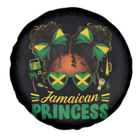 Jamaica Princess Spare Tire Cover Proud Jamaican Afro Black Girls Jamaica Flag Pride - Wonder Print Shop