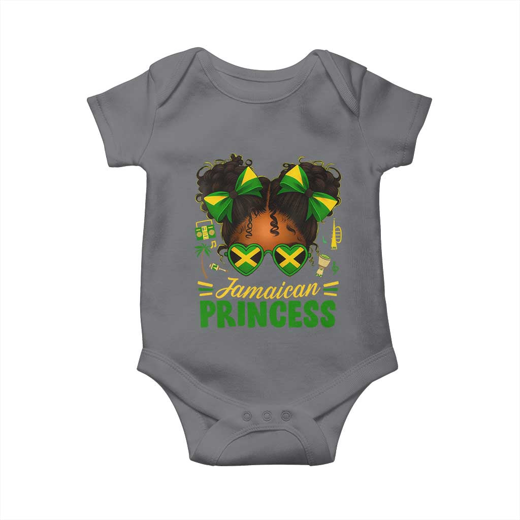 Jamaica Princess Baby Onesie Proud Jamaican Afro Black Girls Jamaica Flag Pride - Wonder Print Shop