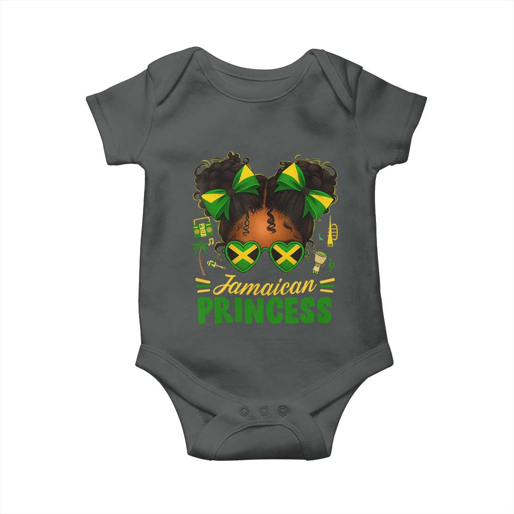 Jamaica Princess Baby Onesie Proud Jamaican Afro Black Girls Jamaica Flag Pride - Wonder Print Shop
