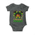 Jamaica Princess Baby Onesie Proud Jamaican Afro Black Girls Jamaica Flag Pride - Wonder Print Shop