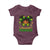 Jamaica Princess Baby Onesie Proud Jamaican Afro Black Girls Jamaica Flag Pride - Wonder Print Shop