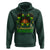 Jamaica Princess Hoodie Proud Jamaican Afro Black Girls Jamaica Flag Pride - Wonder Print Shop