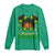 Jamaica Princess Long Sleeve Shirt Proud Jamaican Afro Black Girls Jamaica Flag Pride - Wonder Print Shop