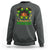 Jamaica Princess Sweatshirt Proud Jamaican Afro Black Girls Jamaica Flag Pride - Wonder Print Shop