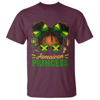 Jamaica Princess T Shirt Proud Jamaican Afro Black Girls Jamaica Flag Pride - Wonder Print Shop
