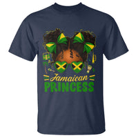 Jamaica Princess T Shirt Proud Jamaican Afro Black Girls Jamaica Flag Pride - Wonder Print Shop