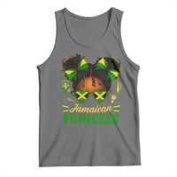 Jamaica Princess Tank Top Proud Jamaican Afro Black Girls Jamaica Flag Pride - Wonder Print Shop