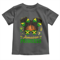 Jamaica Princess Toddler T Shirt Proud Jamaican Afro Black Girls Jamaica Flag Pride - Wonder Print Shop