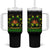 Jamaica Princess Tumbler With Handle Proud Jamaican Afro Black Girls Jamaica Flag Pride - Wonder Print Shop