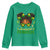 Jamaica Princess Youth Sweatshirt Proud Jamaican Afro Black Girls Jamaica Flag Pride - Wonder Print Shop