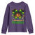 Jamaica Princess Youth Sweatshirt Proud Jamaican Afro Black Girls Jamaica Flag Pride - Wonder Print Shop