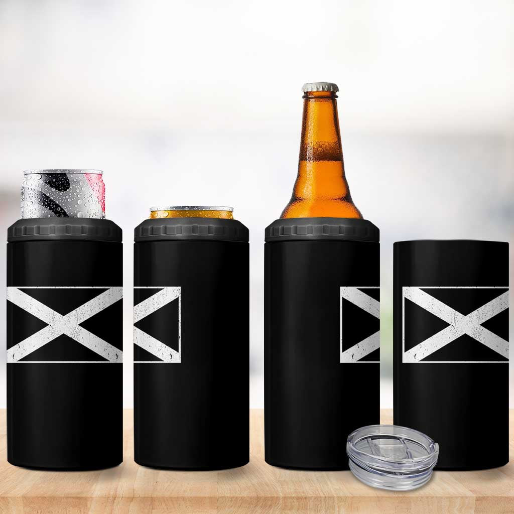 Scotland Flag Saltire 4 in 1 Can Cooler Tumbler SCOT Scottish Independence Pride