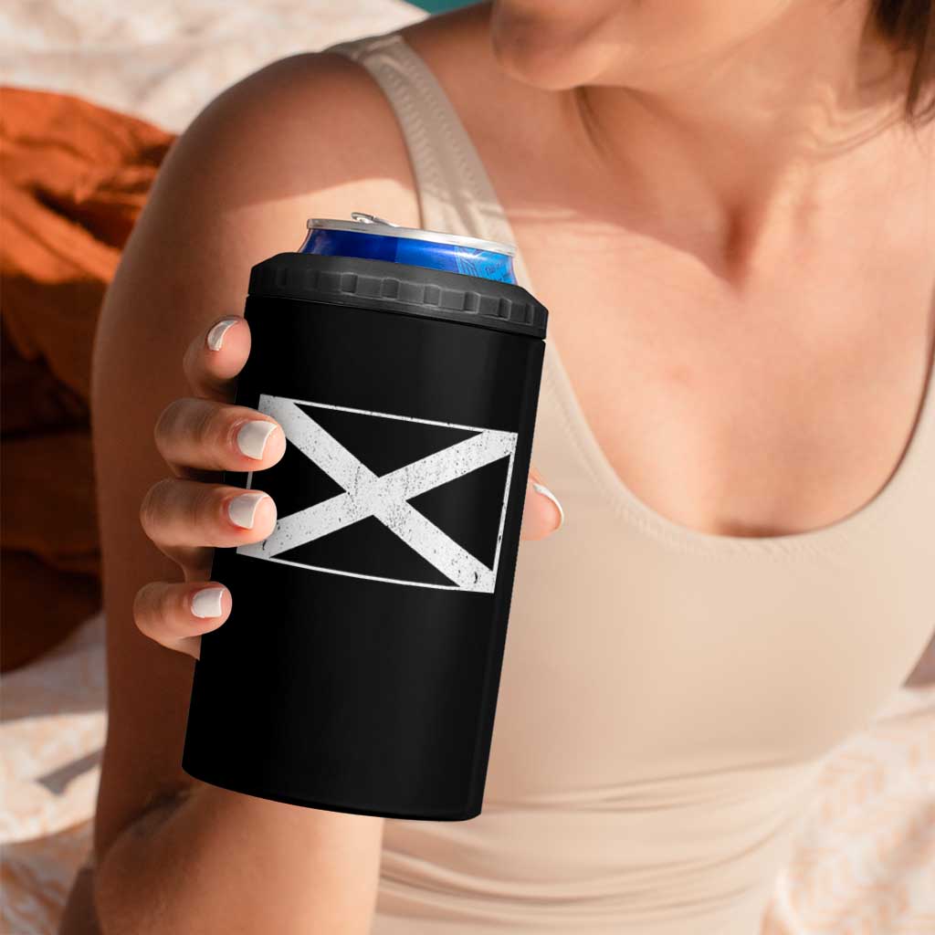Scotland Flag Saltire 4 in 1 Can Cooler Tumbler SCOT Scottish Independence Pride