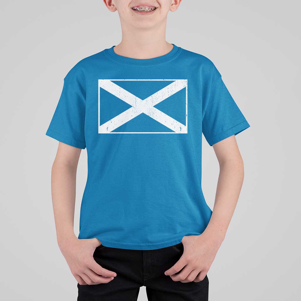 Scotland Flag Saltire T Shirt For Kid SCOT Scottish Independence Pride