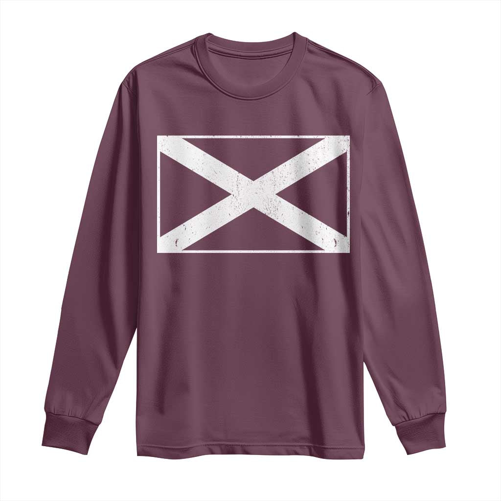 Scotland Flag Saltire Long Sleeve Shirt SCOT Scottish Independence Pride