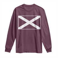 Scotland Flag Saltire Long Sleeve Shirt SCOT Scottish Independence Pride