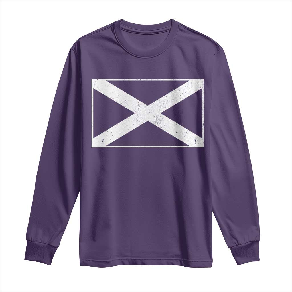 Scotland Flag Saltire Long Sleeve Shirt SCOT Scottish Independence Pride