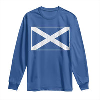 Scotland Flag Saltire Long Sleeve Shirt SCOT Scottish Independence Pride