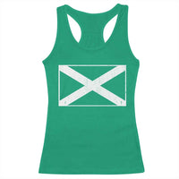 Scotland Flag Saltire Racerback Tank Top SCOT Scottish Independence Pride