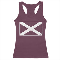 Scotland Flag Saltire Racerback Tank Top SCOT Scottish Independence Pride