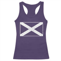 Scotland Flag Saltire Racerback Tank Top SCOT Scottish Independence Pride