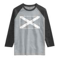 Scotland Flag Saltire Raglan Shirt SCOT Scottish Independence Pride